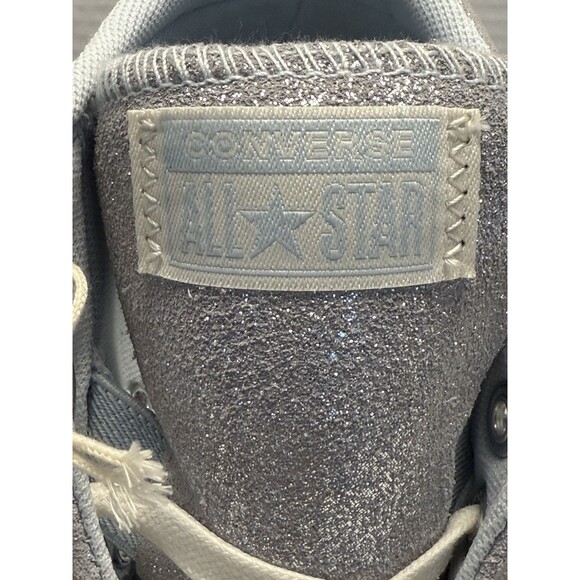 Converse Chuck Taylor Madison Silver MetallicWomen's Mid Top Sneakers Sz 7.5 New - Picture 11 of 16